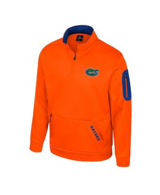 Men's Orange Florida Gators Mainframe Quarter-Zip Fleece Jacket
