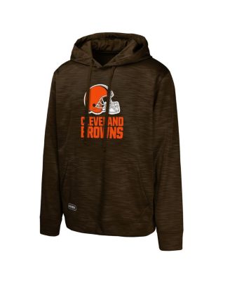 Men's Brown Cleveland Browns Streak Fleece Pullover Hoodie