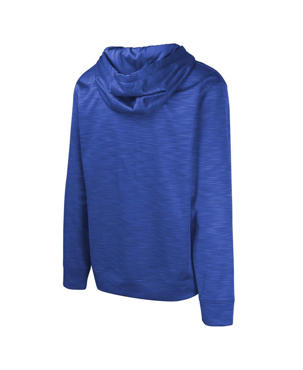 Outerstuff Men's Royal Los Angeles Rams Streak Fleece Pullover Hoodie In Blue