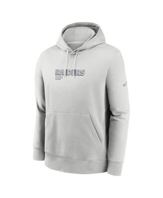 Men's Gray Las Vegas Raiders Edge Pack French Terry Club Pullover Hoodie
