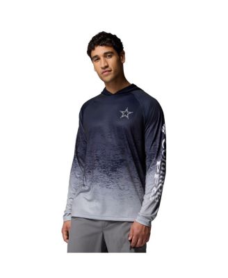 Columbia - Men's Navy Dallas Cowboys Super Terminal Tackle Hoodie