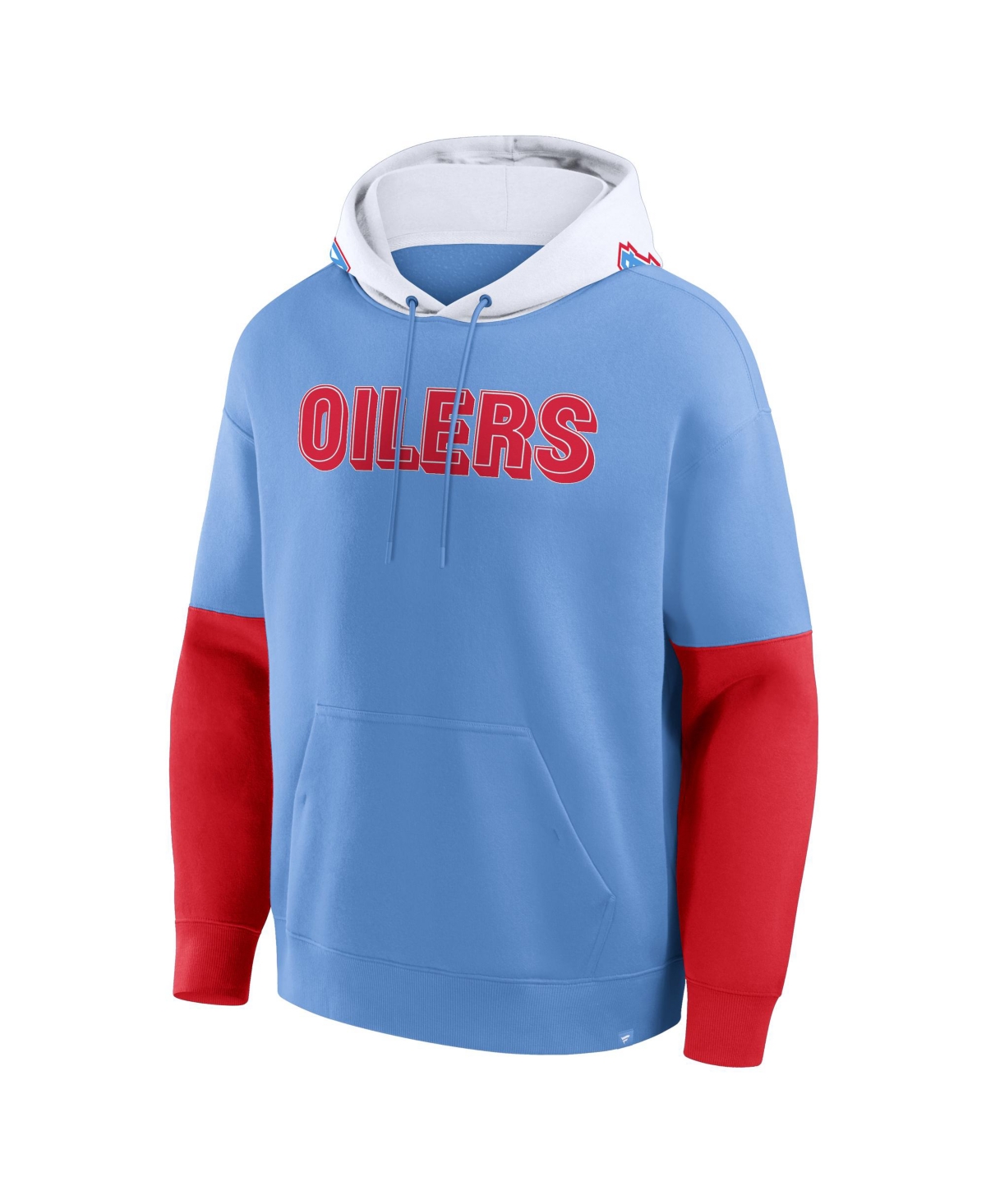 Fanatics Men's Light Blue Tennessee Titans Helmet Retro Pullover Hoodie