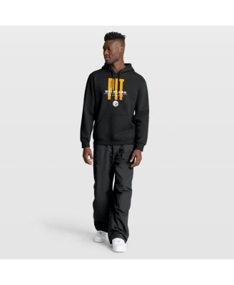 Men's Black Pittsburgh Steelers Right Tackle Legacy Pullover Hoodie