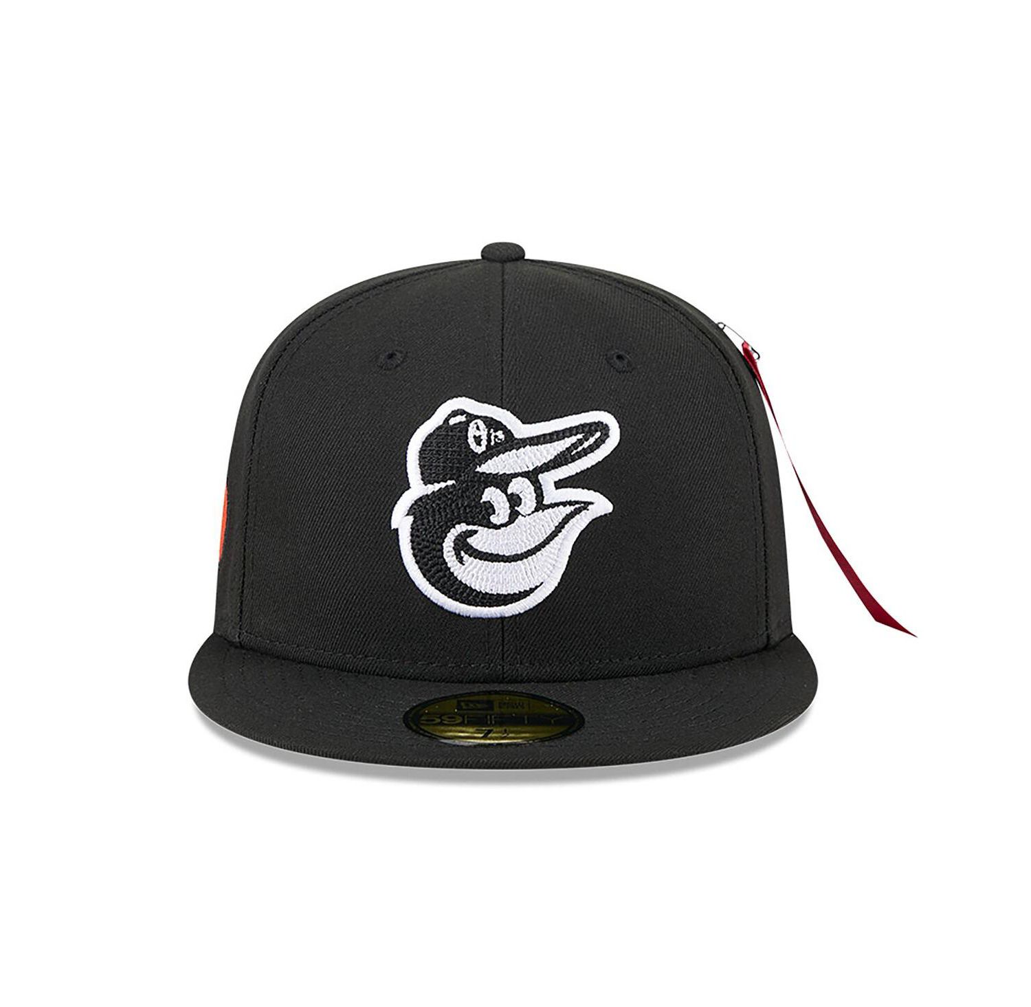 x Alpha Industries Men's Black Baltimore Orioles 59FIFTY Fitted Hat