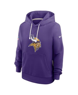 Women's Purple Minnesota Vikings Sideline Standard Issue&nbsp;Initial Home&nbsp;Dri-FIT Hoodie