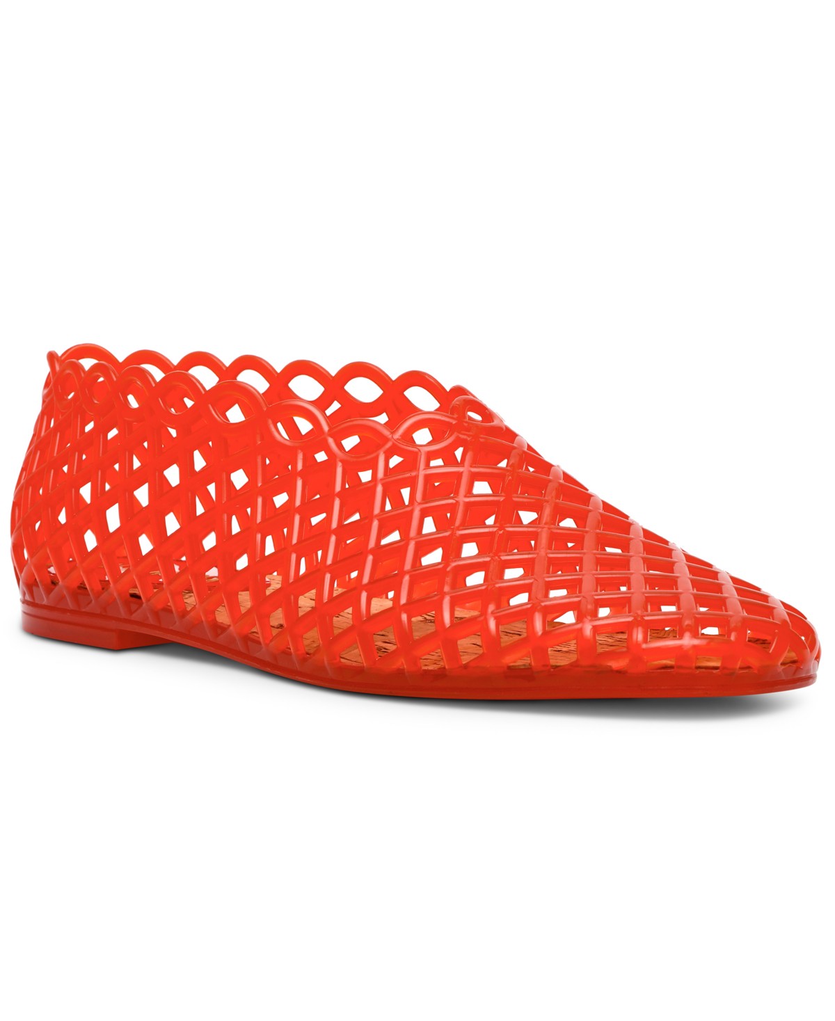 Обувь Steve Madden Women's Grove Caged Jelly Slip-On Flats — фото 1