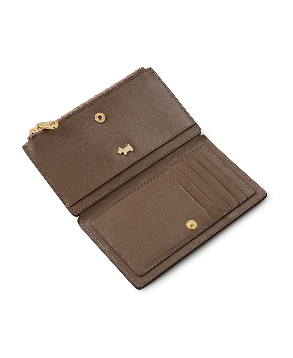 Radley London Coin Street Stud Ziptop Wallet In Brown