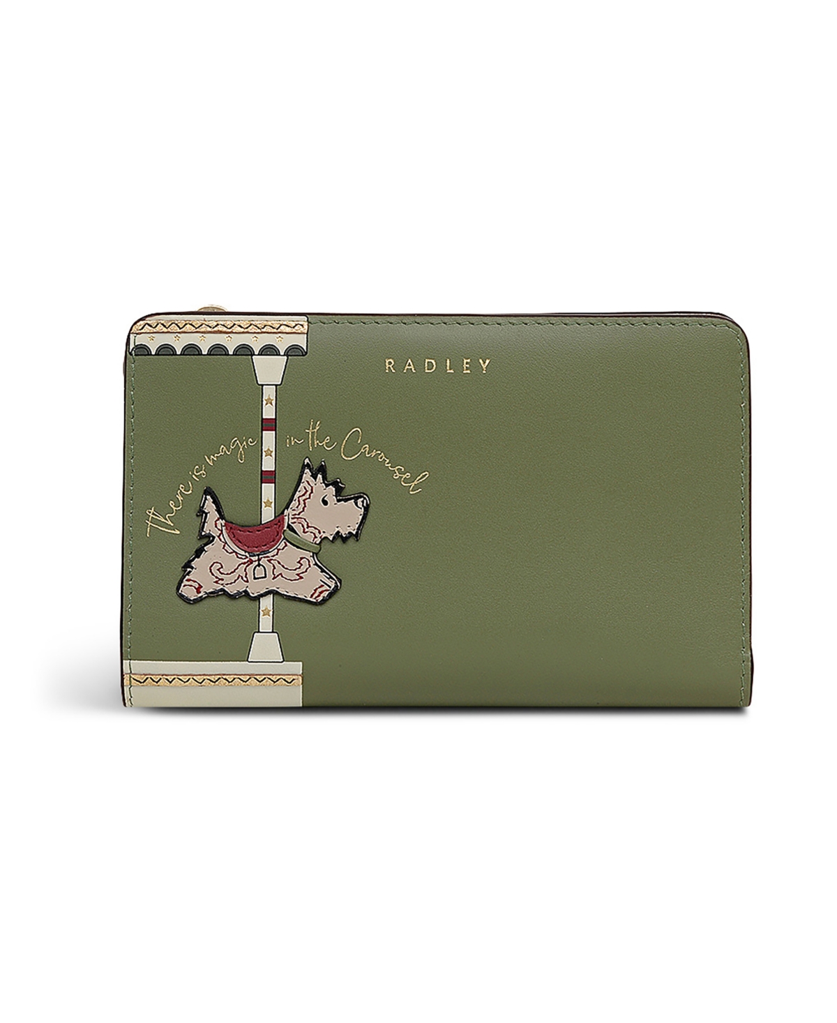Radley London Magic Carousel Bifold Wallet In Green
