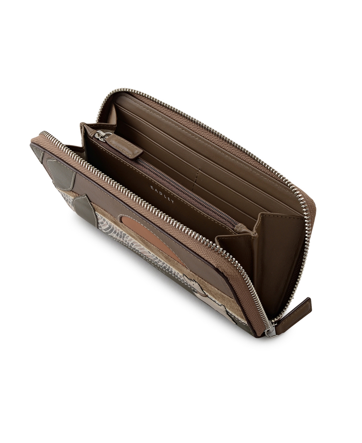 Radley London Over The Hills Zip Around Wallet In Brown