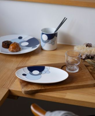 Frank Lloyd Wright Imperial Cabaret Blue Coupe Plate, 9-1/2"