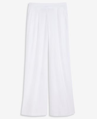 Women's High-Rise Pleated Pull-On Wide-Leg Pants, Macy's Exclusive