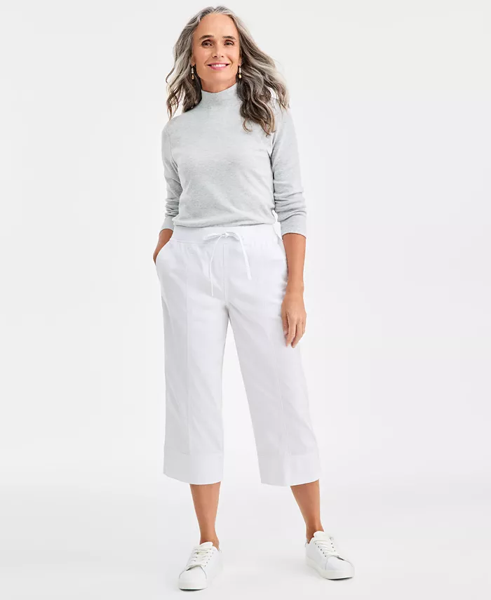 Women's Mid-Rise Pull-On Capri Pants - thumbnail 7