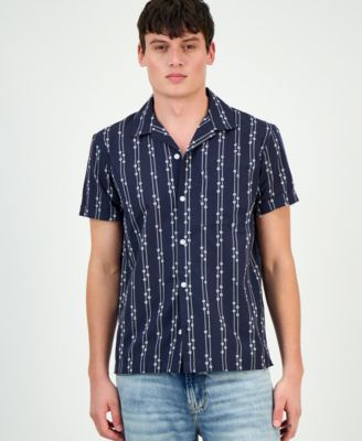Sun + Stone - Men's Tanner Short Sleeve Button Front Camp Shirt
