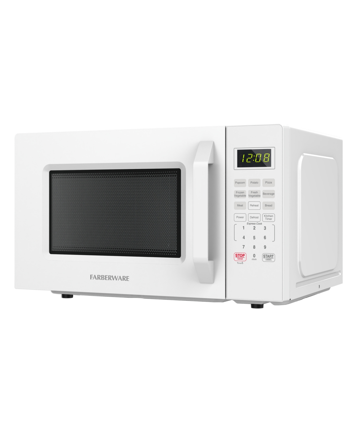 Farberware 0.7 Cu. Ft. Countertop Microwave Oven In White