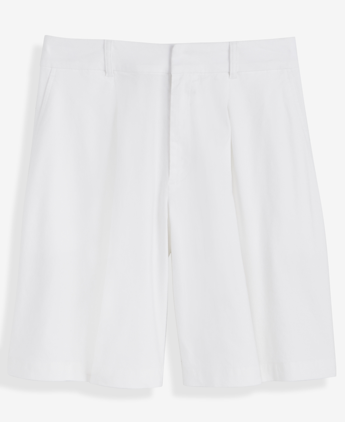 Inc International Concepts Women's High-rise Pleated Bermuda Shorts, Macy's Exclusive In White