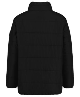 Boys' 8-20 Logo Patch Detail Puffer Jacket