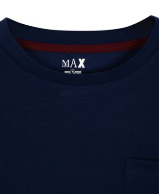 Boys' 6-18 Long Sleeves T-Shirt and Pants Pajama Set