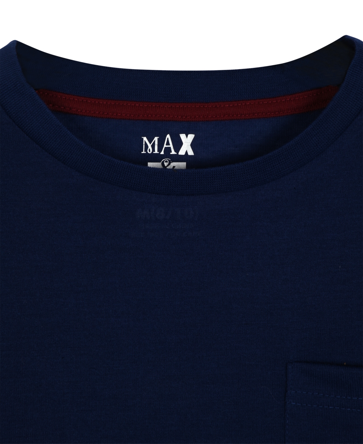 Max & Olivia Big Boy Pajama Set. Cozy, Soft Pajama With Plaid Pant In Blue