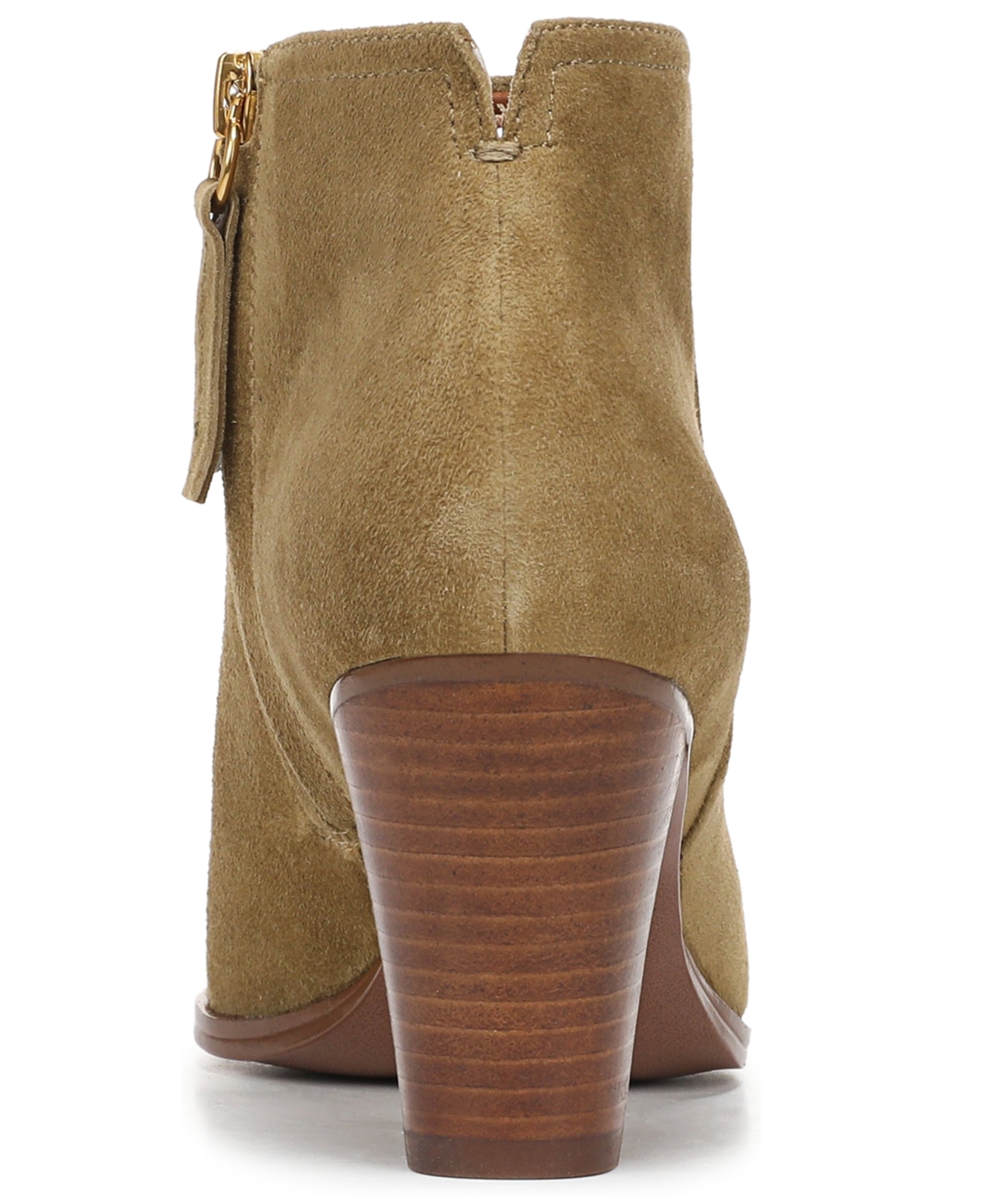Franco Sarto Women's Josiah Pointed Toe Zip Short Boots In Brown