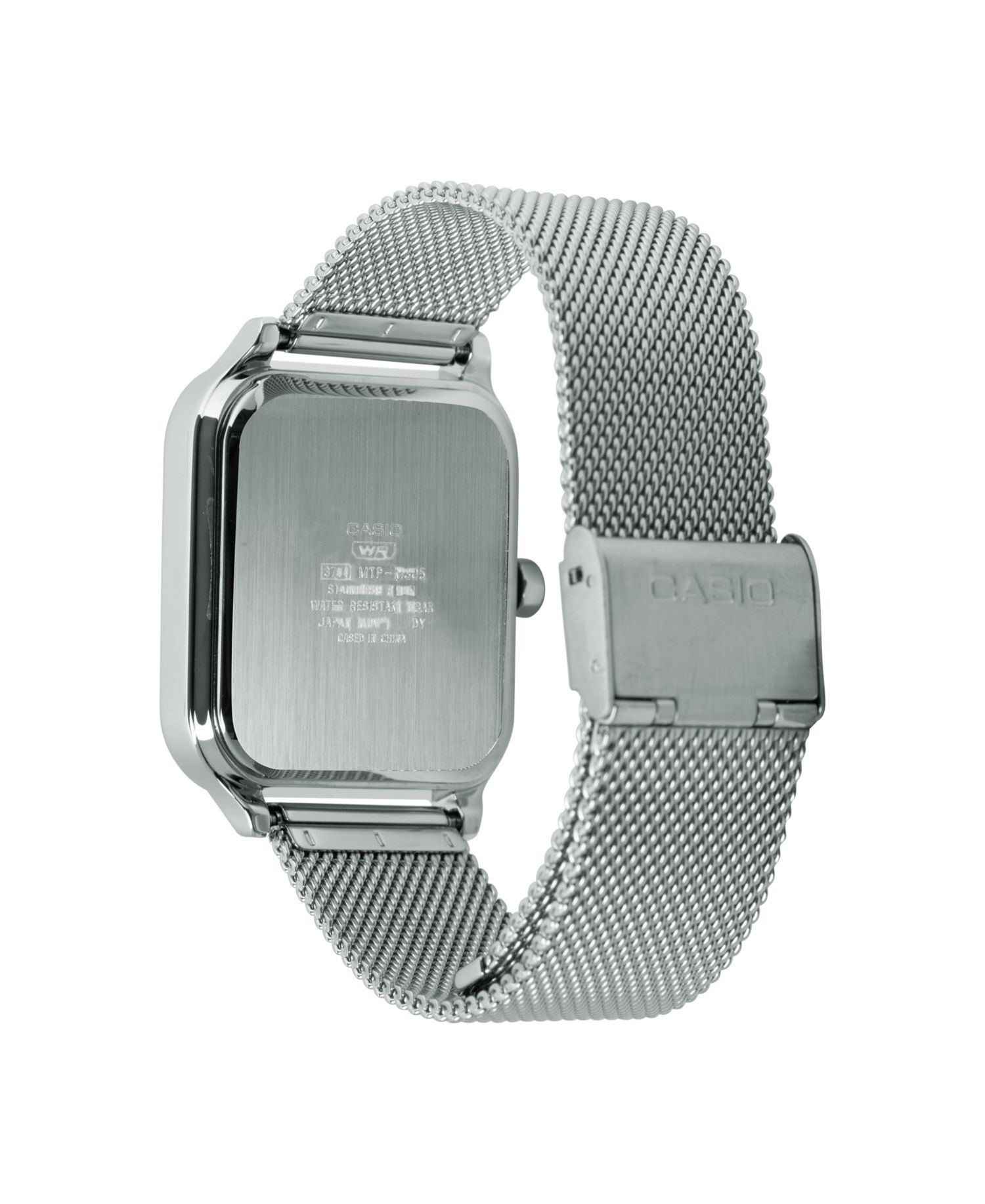 Men's Silver-Tone Stainless Steel Watch, 34mm