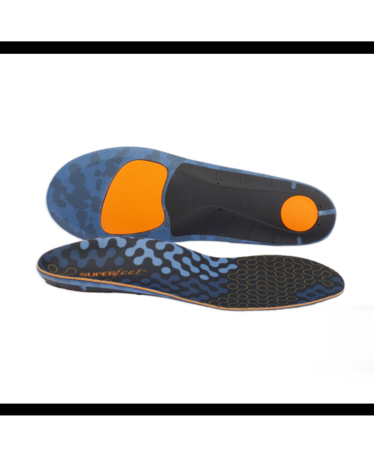Superfeet Men's Run Cushion Medium Arch Insole - Riviera 2.5-5 Men / 4.5-6 Women