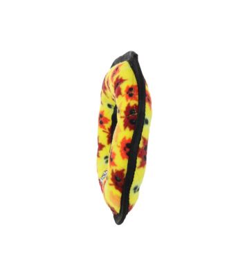 Holiday Medium Ring Leaves 2 Pack, Durable Plush Squeaky Dog Toy