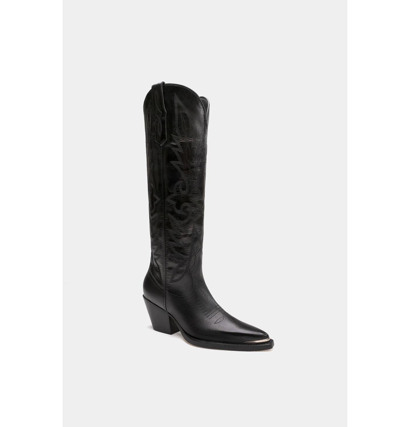 Женские ботинки Dante Western Fashion Leather Boots Gilia, цвет: Чёрный — фото 1