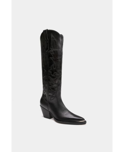 Женские ботинки Dante Western Fashion Leather Boots Gilia, цвет: Чёрный