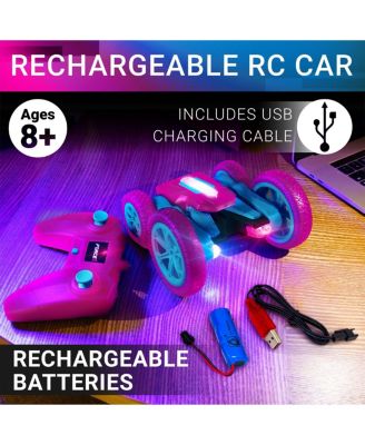 Tornado Pink LED Remote Control Car for Kids