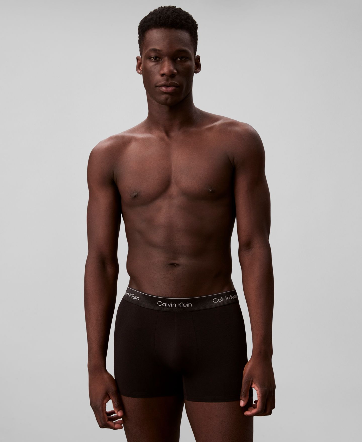 Бельё Edition для мужчин, хлопок, стрейч — Calvin Klein, цвет: Чёрный — фото 1