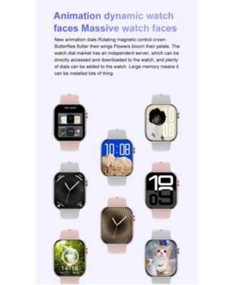 1.85" AMOLED Smart Watch With Bluetooth Calling, Health Monitoring,Sport Modes,4GB for Women Men