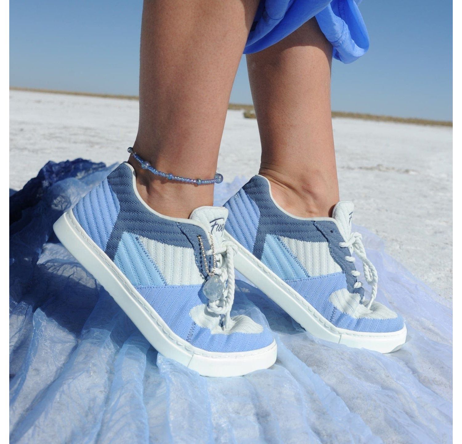 Men's Blue Jade Low-top Sneaker