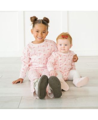 Baby Girl's Red Glitter Bow Baby Headband