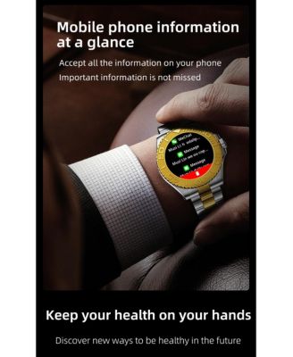 1.32" HD Smart Watch Multi-function With Bluetooth Calling Health Monitoring, IP67 for Women Men