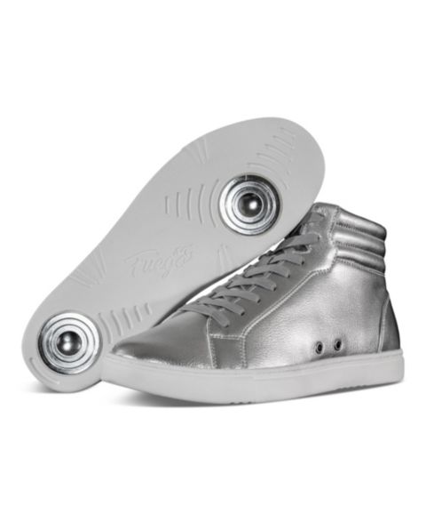 Мужские кроссовки Fuego Silver High-top, цвет: Серебряный