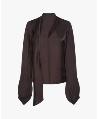 Women's Wrap Neck Tie Top