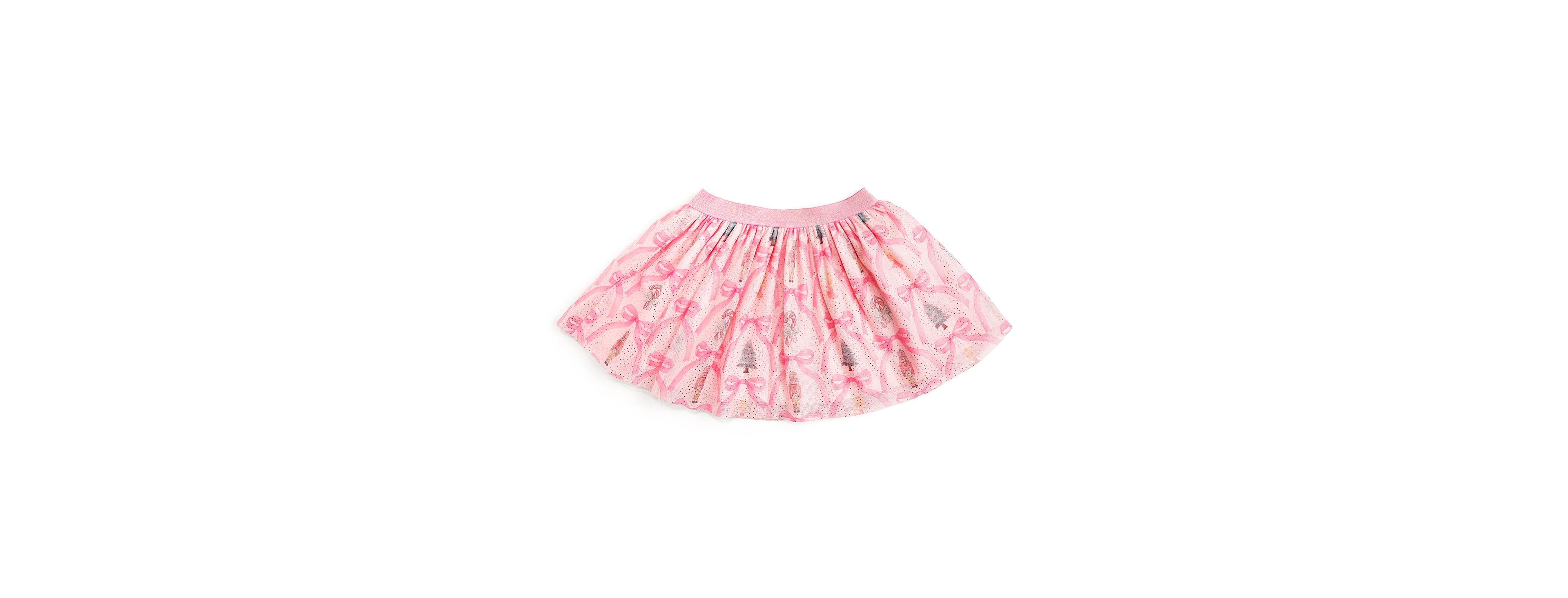 Sweet Wink Little and Big Girls Nutcracker Trellis Christmas Tutu Skirt