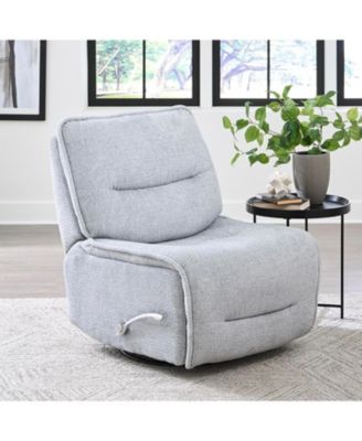 Leo - Silver Fox Armless Recliner