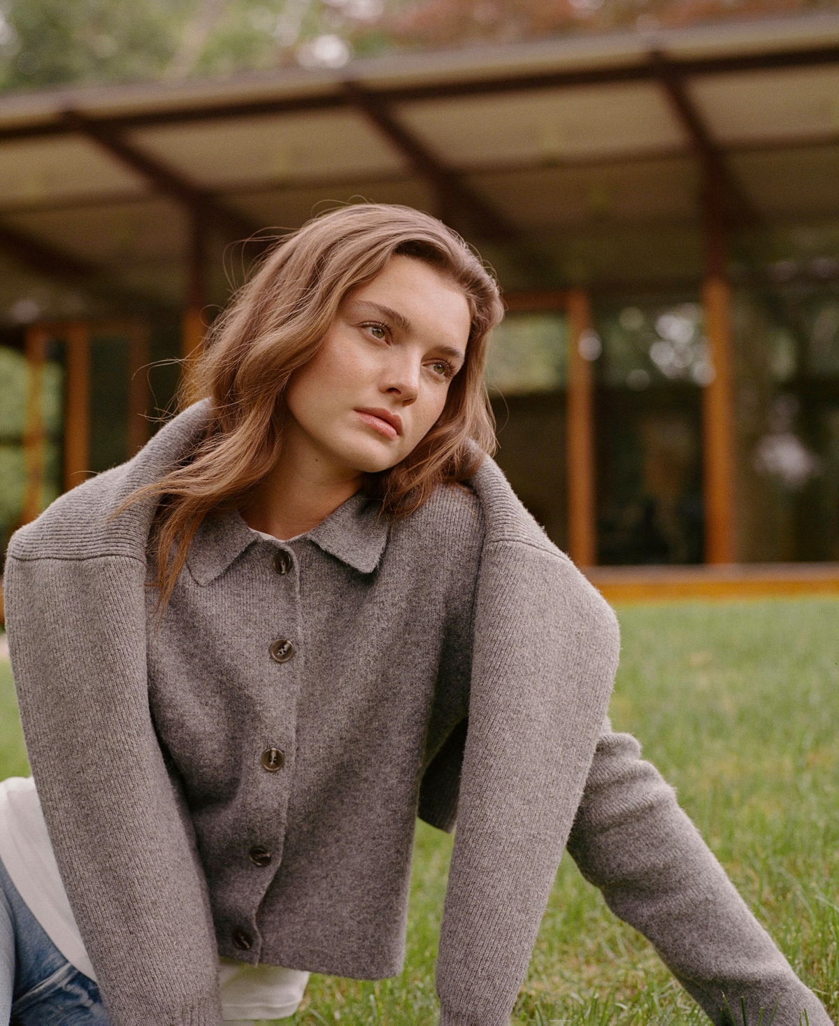 French Connection Women's Knit Long Sleeve Cardigan