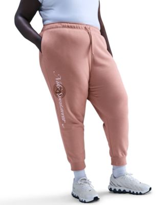 Plus Size Sportswear Club Fleece Mid-Rise Graphic Pants