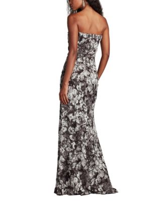 Women's Carnie Strapless Floral Print Gown