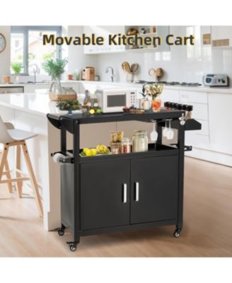 Outdoor Grill Table, 3-Tier Pizza Oven Stand Stainless Steel BBQ Prep Table