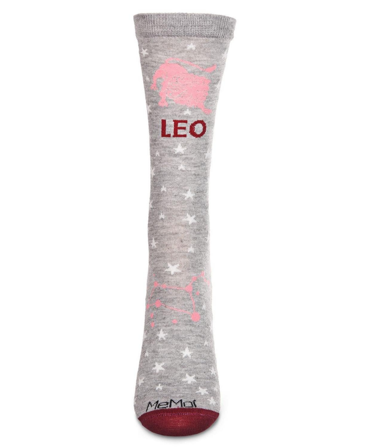 MeMoi Women's Leo Zodiac Sign Crew Socks