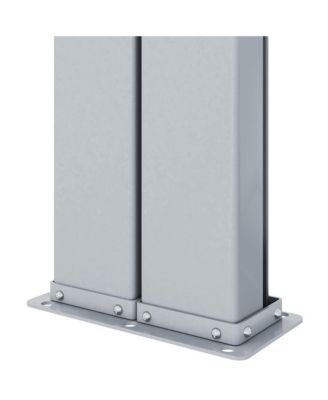 Side Awning Cream Polyester, Steel, Aluminum 78.7 x 393.7 in