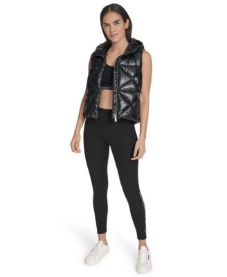 Women's Performance Diamond Quilt Hooded Puffer Vest