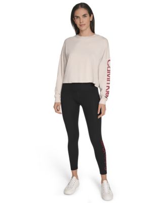 Performance Women's Logo Cropped Long-Sleeve Top