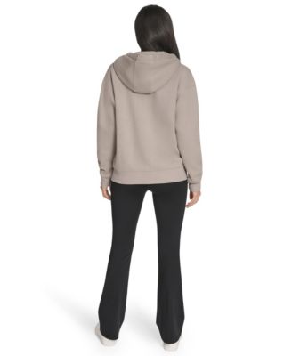 Women's Fleece Long-Sleeve Zip-Front Hoodie