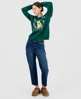 Juniors' Winnie-the-Pooh Crewneck Sweatshirt