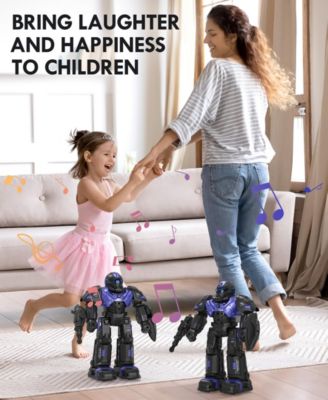 RC Robot Toys, Gesture Sensing Programmable RC Robot Toy, Talking, Dancing Rechargeable Intelligent Remote Control Robot