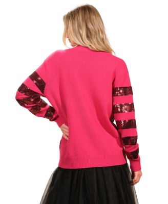Women's Long Sleeve Striped Cardigan Sweater
